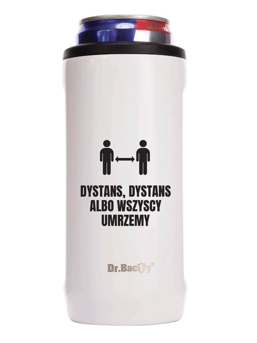 Kubek termiczny na kawę Dr.Bacty Notus 360 ml - biały - Dystans, dystans