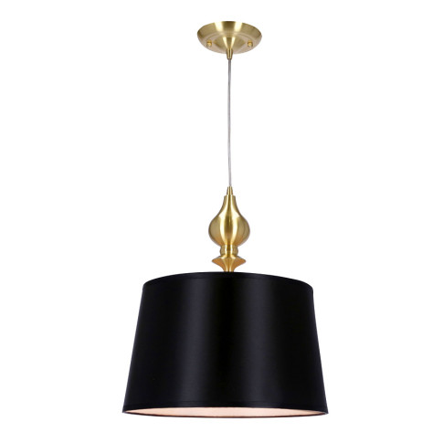 Wisząca lampa z czarnym abażurem - C8-R21