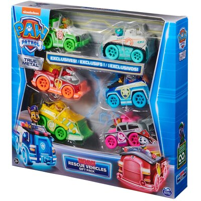 Zestaw Prezentowy Psi Patrol Die-Cast Neon