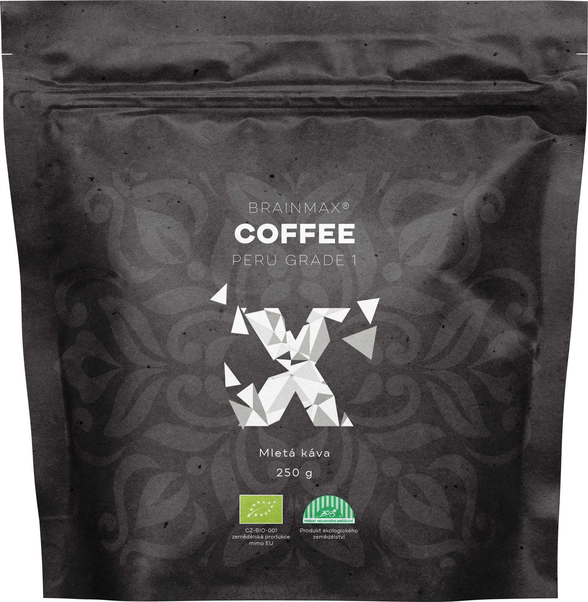 BrainMax Coffee Kawa Peru SHG, mielona, BIO, 250 g