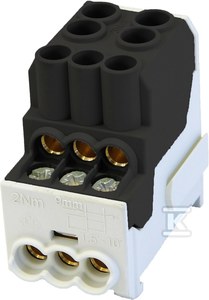 Simet Blok rozdzielczy - dystrybucyjny Al/Cu SDB 100 (80010) SIMBLOCK czarny 81601007 81601007