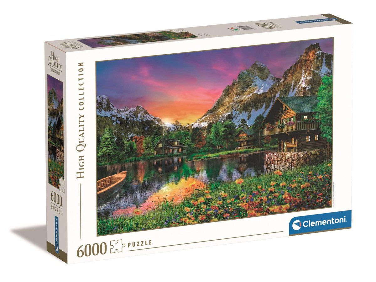 Puzzle 6000 Alpine Lake Clementoni