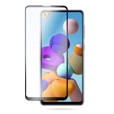 Samsung Crong 7D Nano Flexible Glass Szkło hybrydowe 9H na cały ekran Galaxy A21s 106049