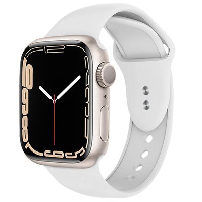 CRONG Pasek Liquid do Apple Watch 42/44/45 mm (biały)