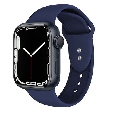 Apple Crong Pasek Crong Liquid Band do Watch 42/44 mm granatowy CRG-44LQB-MBL