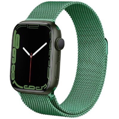 CRONG Pasek Milano Steel do Apple Watch 38/40/41 mm (zielony)