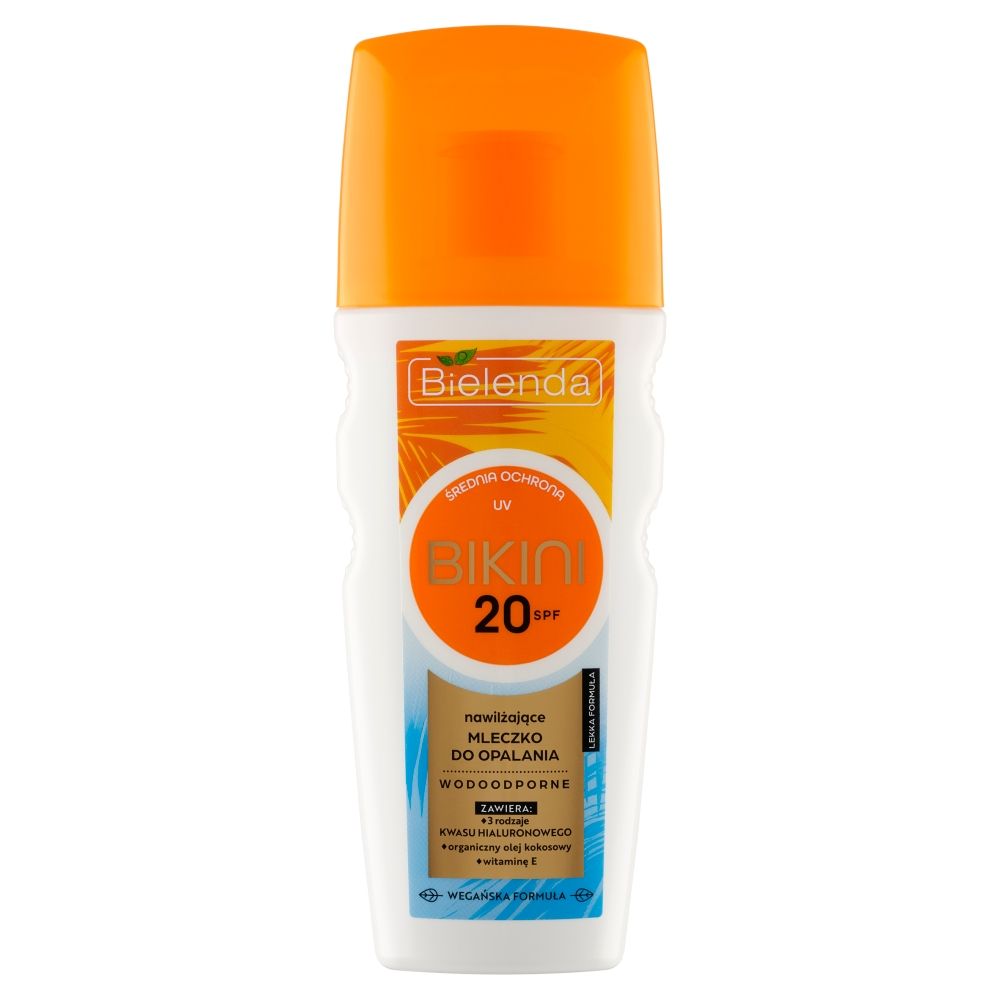 Bielenda Bikini Nawilżające Mleczko do opalania SPF 20 175 ml