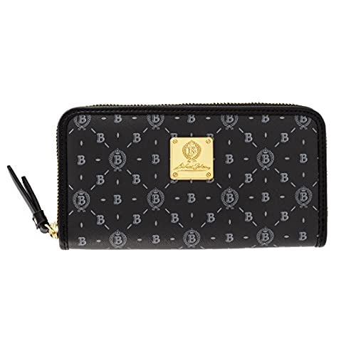 Michael Beheim Damski B Portfel z akcesoriami podróżnymi, Printed Black, l