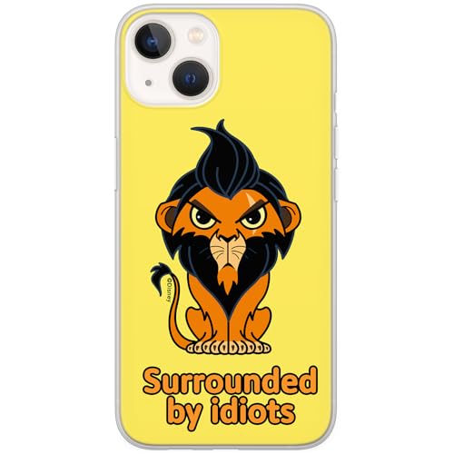 ERT GROUP etui na telefon Apple Iphone 13 MINI, case oryginalny i oficjalnie licencjonowany przez Disney, wzór Scar 001, optymalnie dopasowane, plecki z TPU