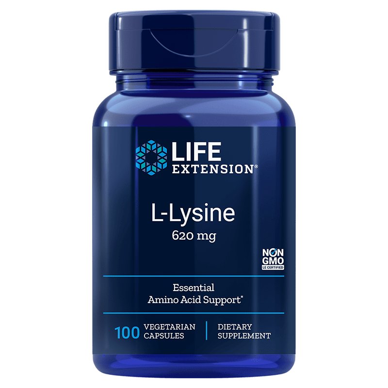 Life Extension Life Extension L-lizyna 620 mg 100 kapsułek roślinnych P34801