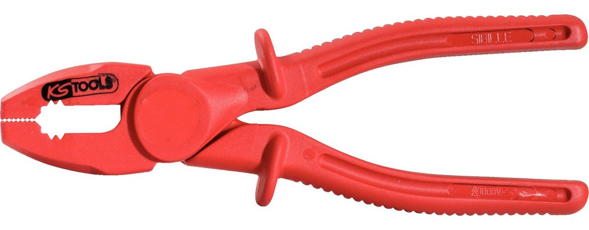 KS TOOLS Wielofunkcyjne szczypce z tworzywa sztucznego z izolacj?