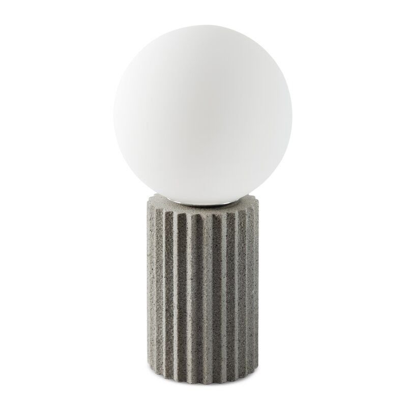 Lampa Stołowa Kula Aspen 16X16X40 Biała + Szara