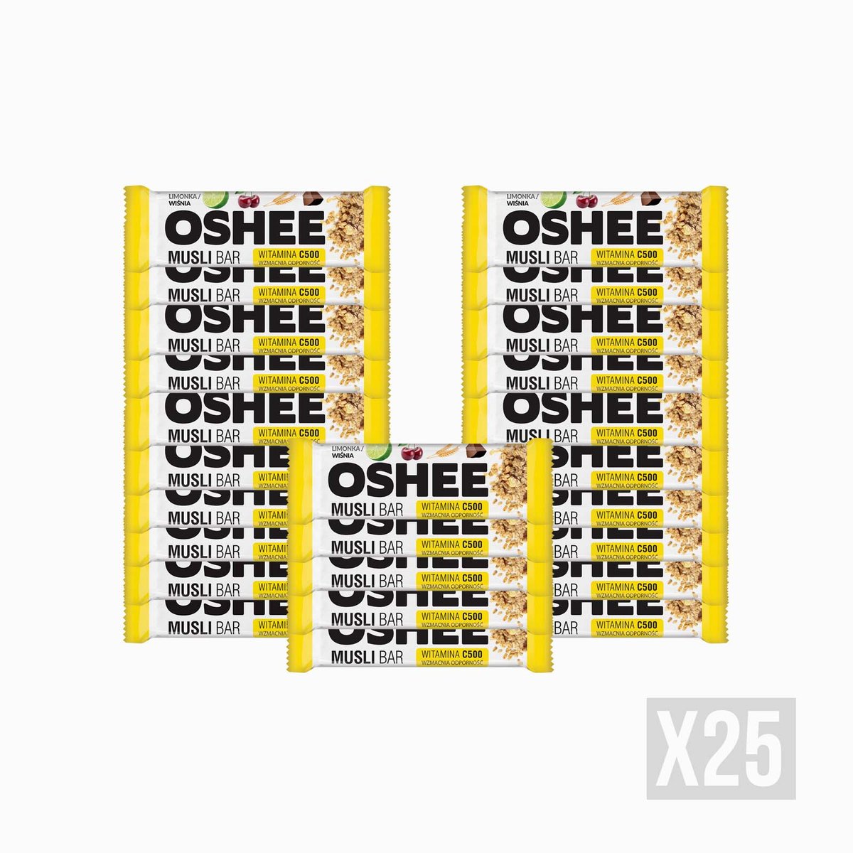 25x OSHEE Musli bar witamina C500 40 g