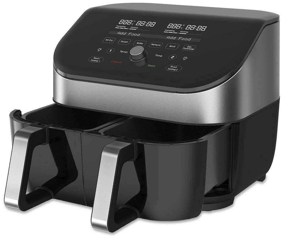 Instant Pot Vortex Plus Dual Srebrny frytkownica beztłuszczowa