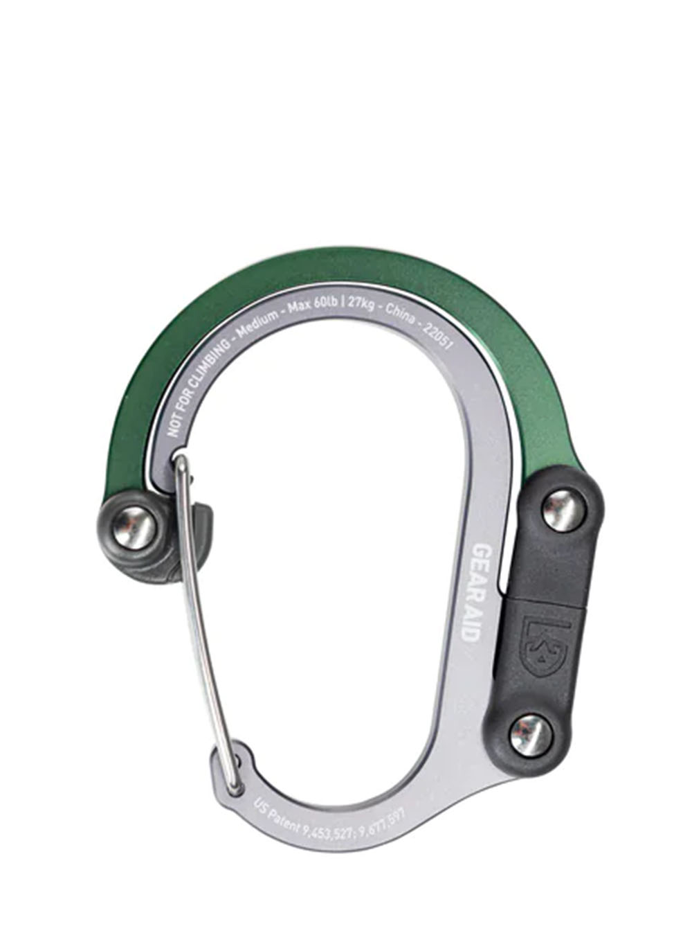 Karabińczyk Gear Aid Heroclip Medium - forest green