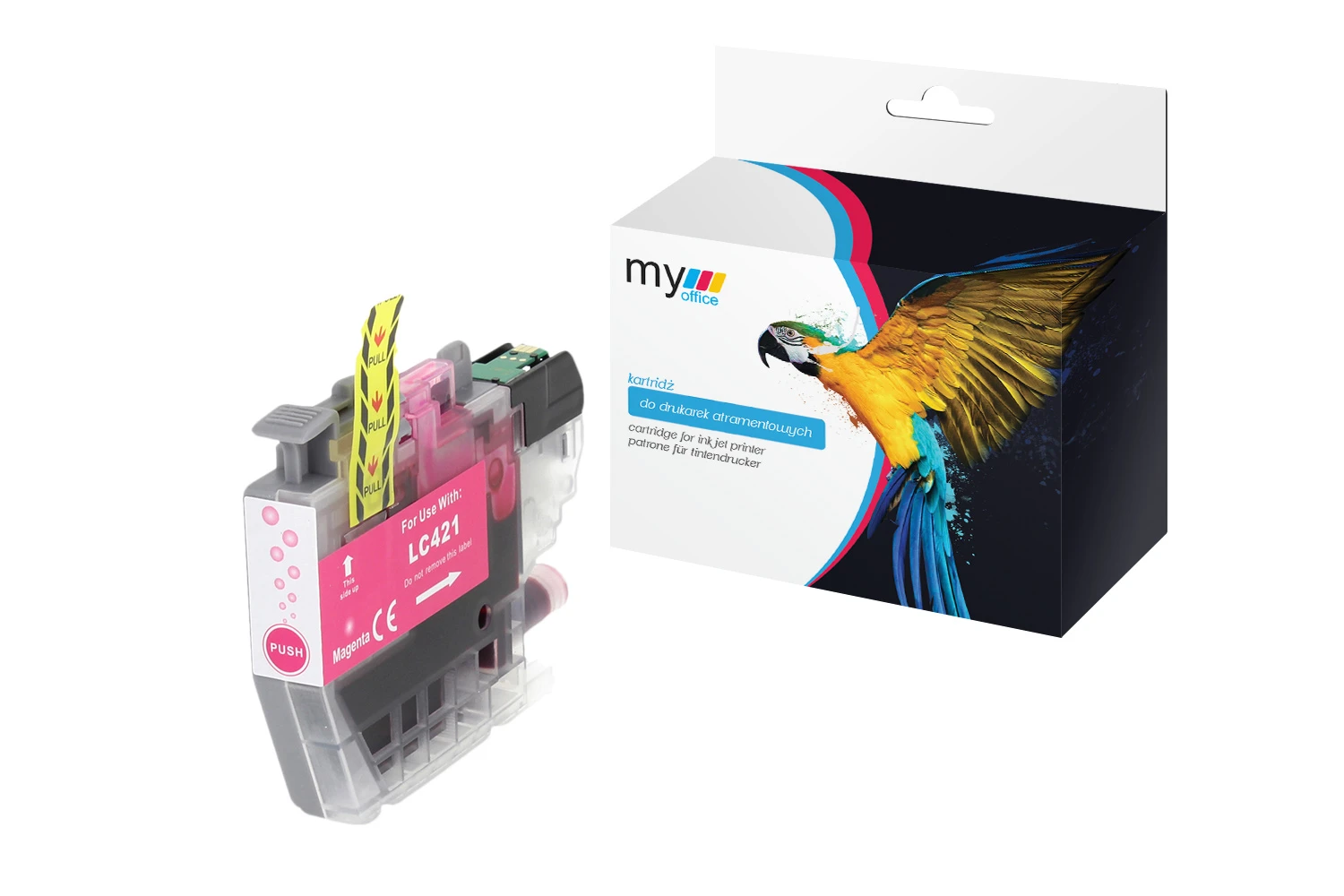 Zamiennik tuszu Brother LC421 M marki My Office