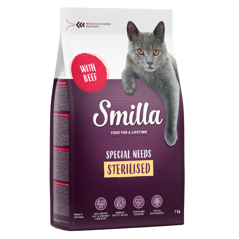 Smilla Adult Sterilised, z wołowiną - 4 kg