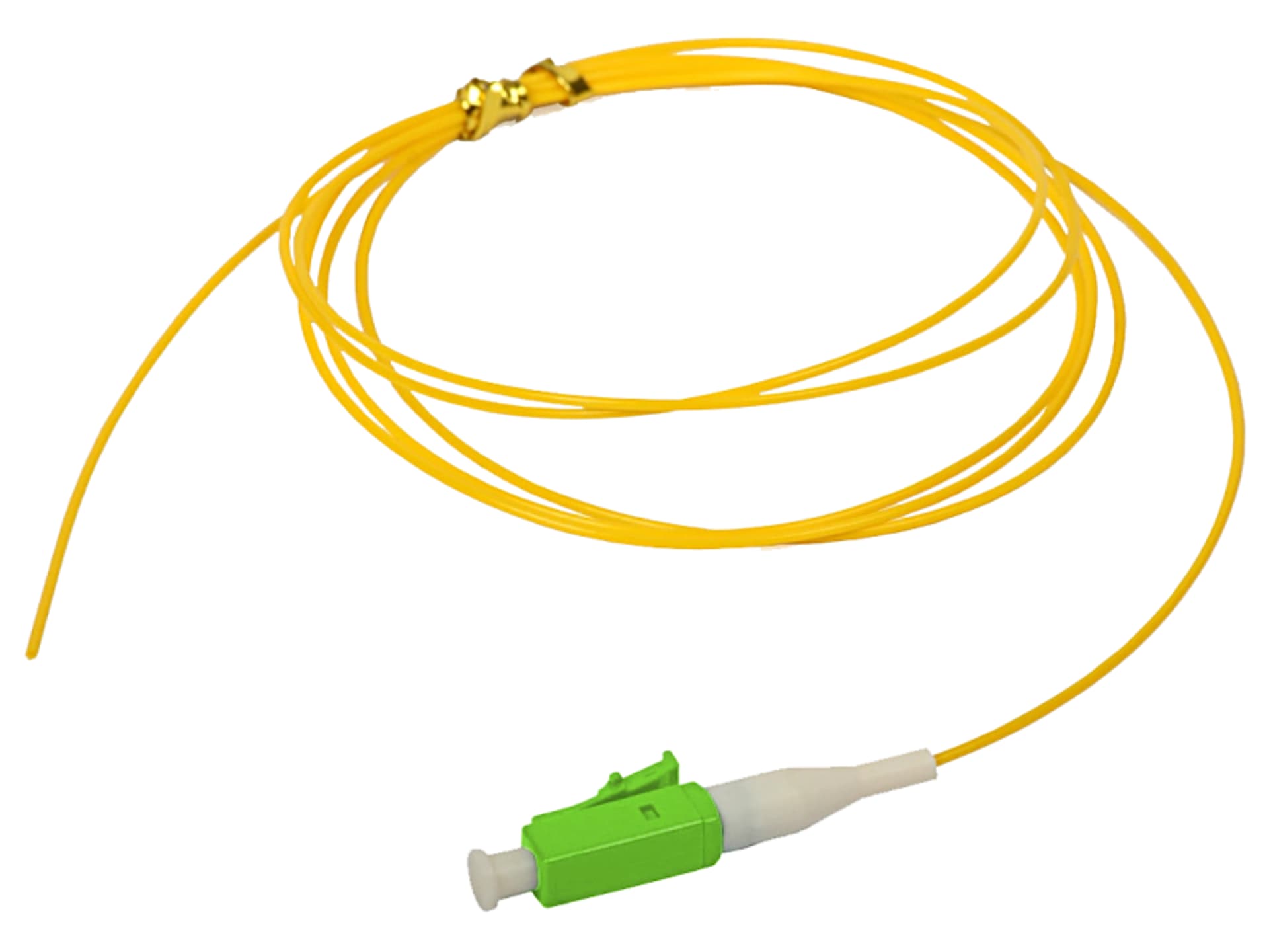 Pigtail SM 1J 9/125 wtyk LC/APC dł. 2 m LSOH ALANTEC - ALANTEC