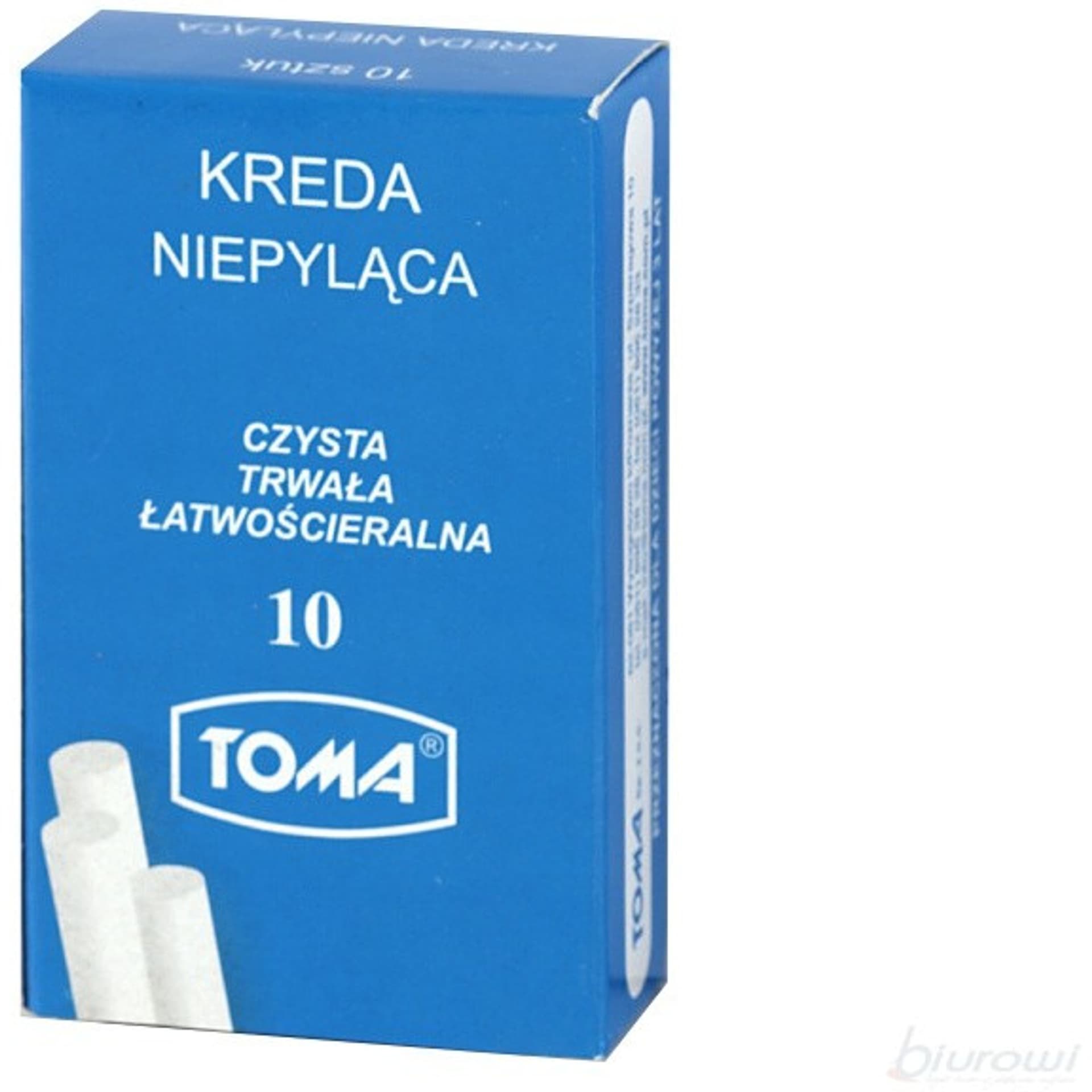 Kreda szkolna biała 10szt 81200 TOMA