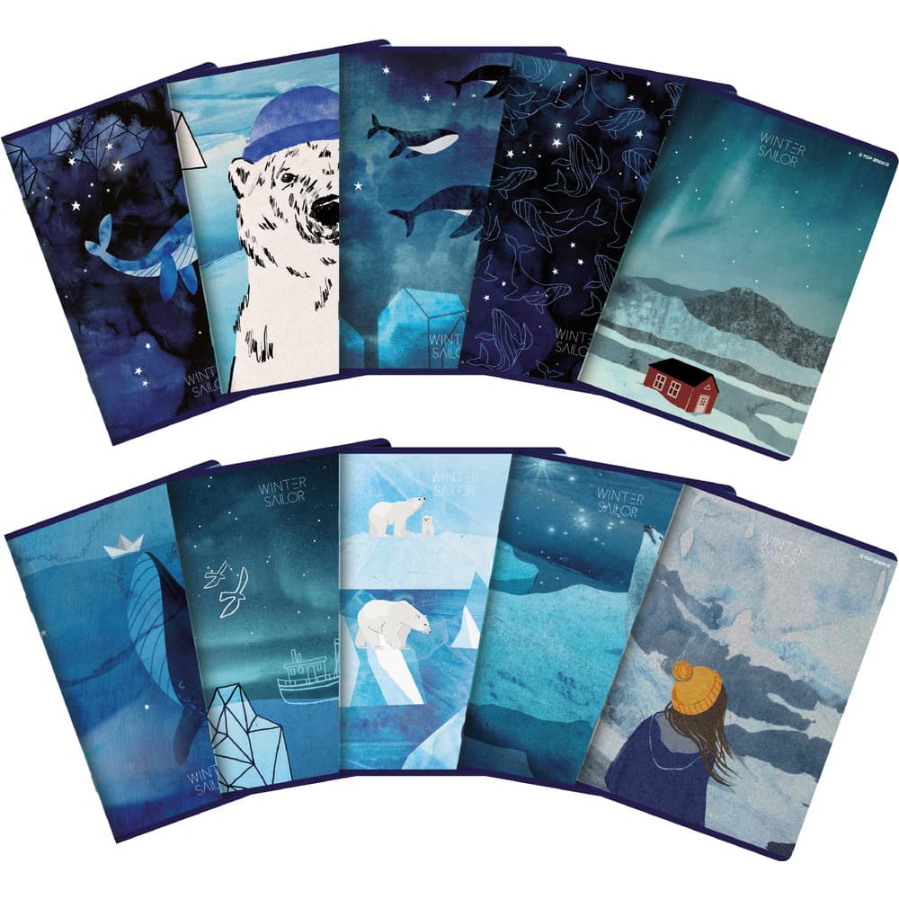 Zeszyt A5 60k linia WINTER SAILOR 400157926 TOP 2000