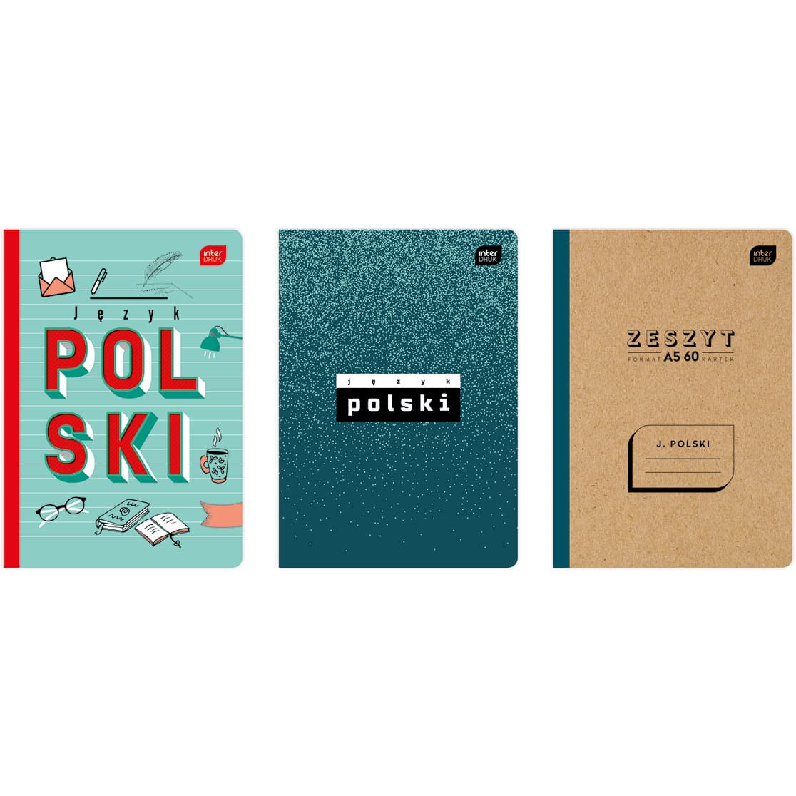 Zeszyt A5 60k JĘZYK POLSKI INTERDRUK