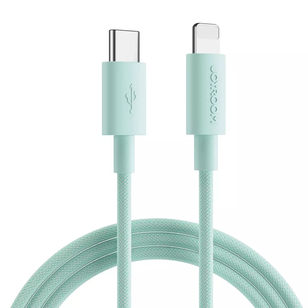 Joyroom wytrzymały kabel USB Typ C - Lightning do szybkiego ładowania / transmisji danych 20W 2m zielony (S-2024M13) S-2024M13