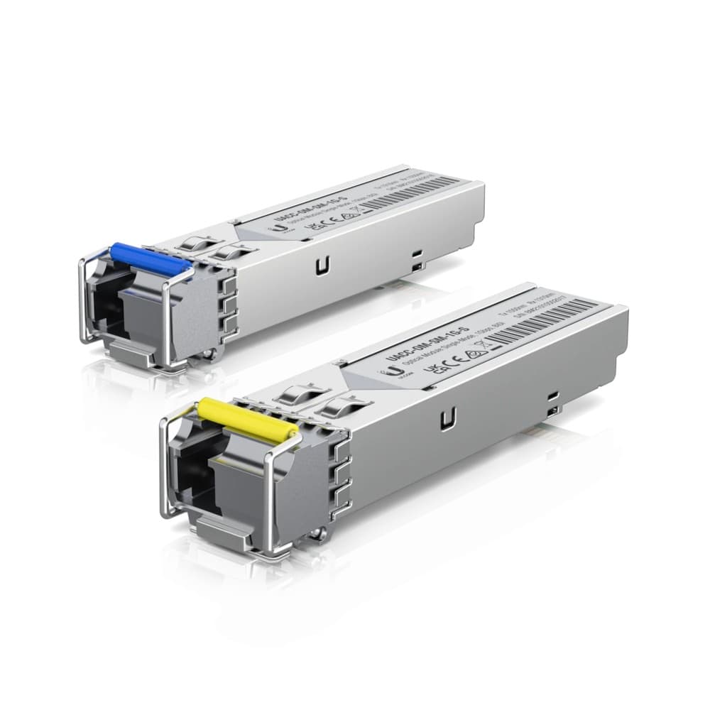UBIQUITI UACC-OM-SM-1G-S-2 OPTICAL MODULE SINGLE-MODE MODULE, 1GBPS, BIDI, 2-PACK