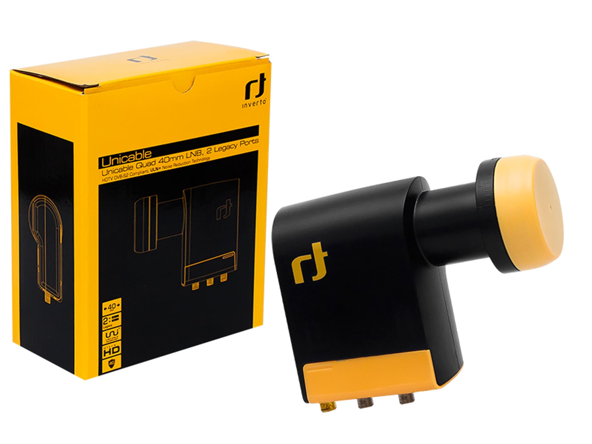 Konwerter SAT INVERTO QUAD UNICABLE+TWIN