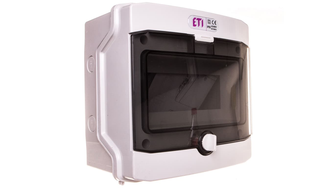 ETI Obudowa natynkowa 8 mod IP65 drzwi transparentne ECH-8G 001101061 fotowoltaika