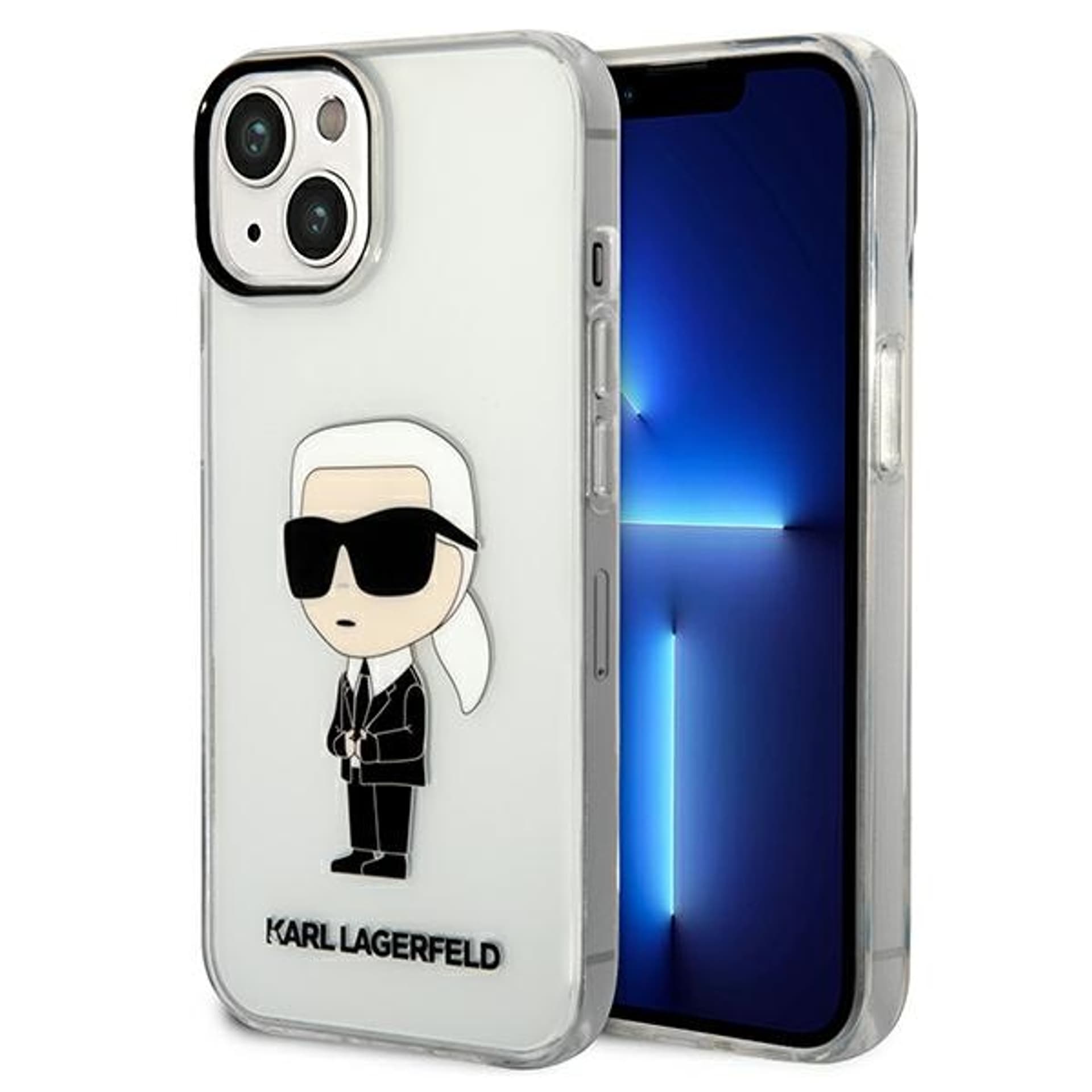 Karl Lagerfeld Obudowa dla telefonów komórkowych  IML Ikonik NFT na Apple iPhone 14 KLHCP14SHNIKTCT przezroczysty