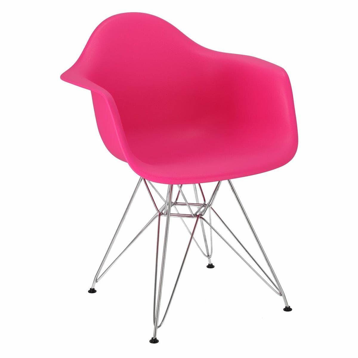 D2.Design Krzesło P018PP różowe chromowane nogi HF 48991