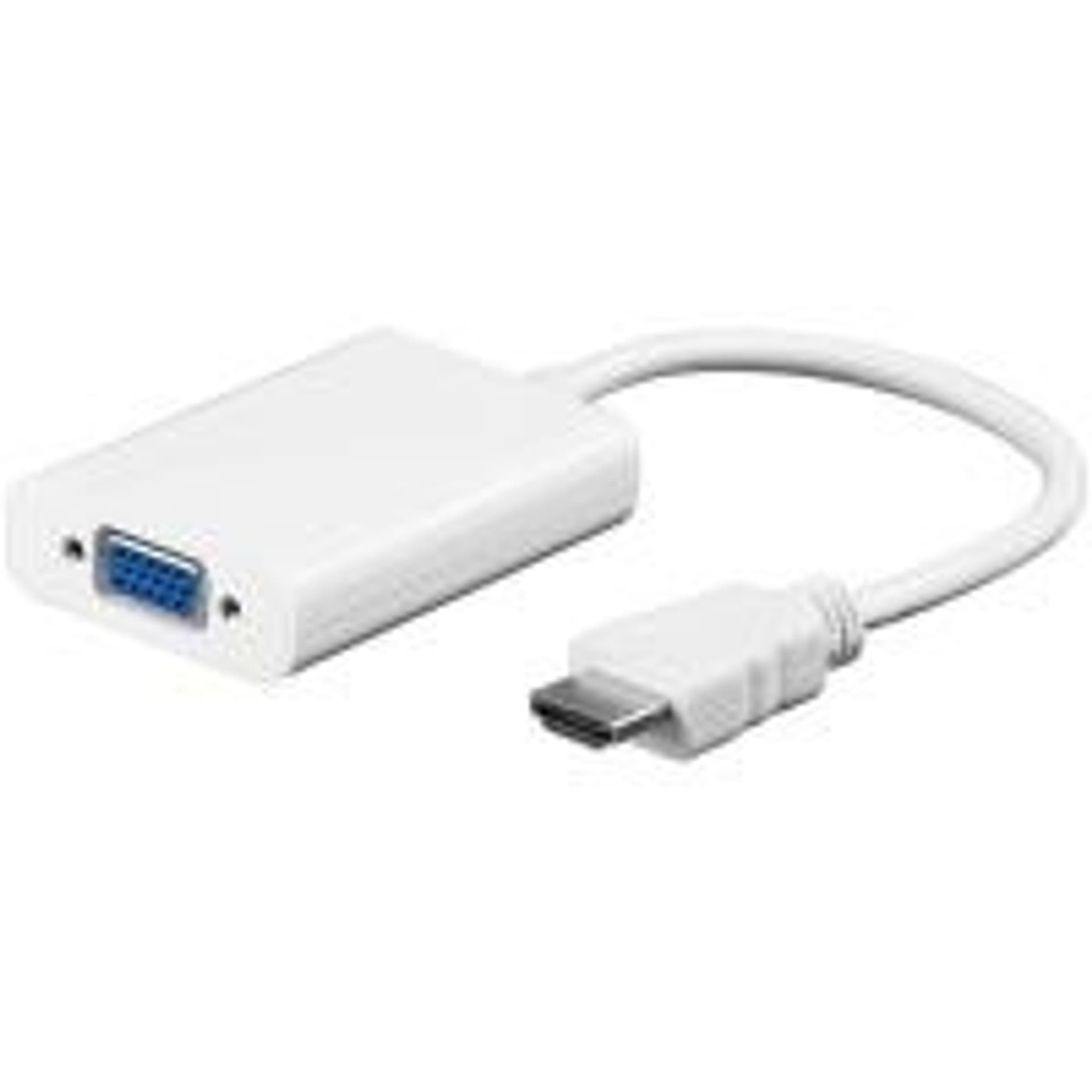 Goobay Adapter HDMI/VGA, niklowany 68793 Czarny