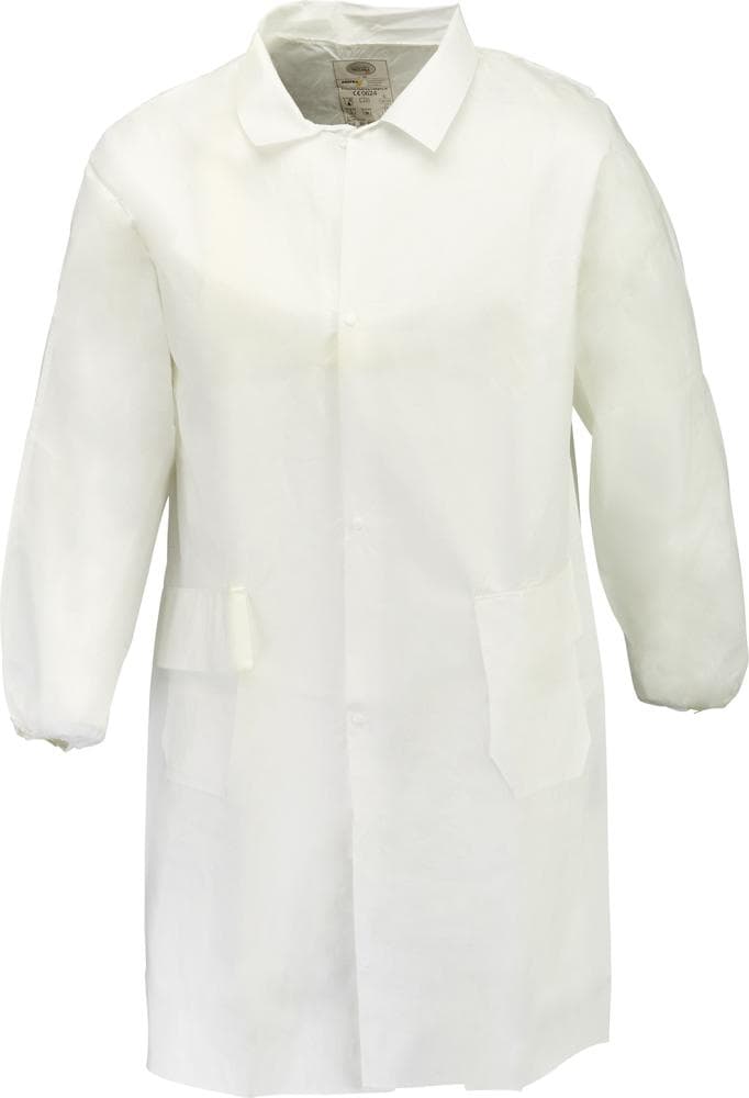 Fartuch CoverStar, 65 g/m², rozmiar M, biały