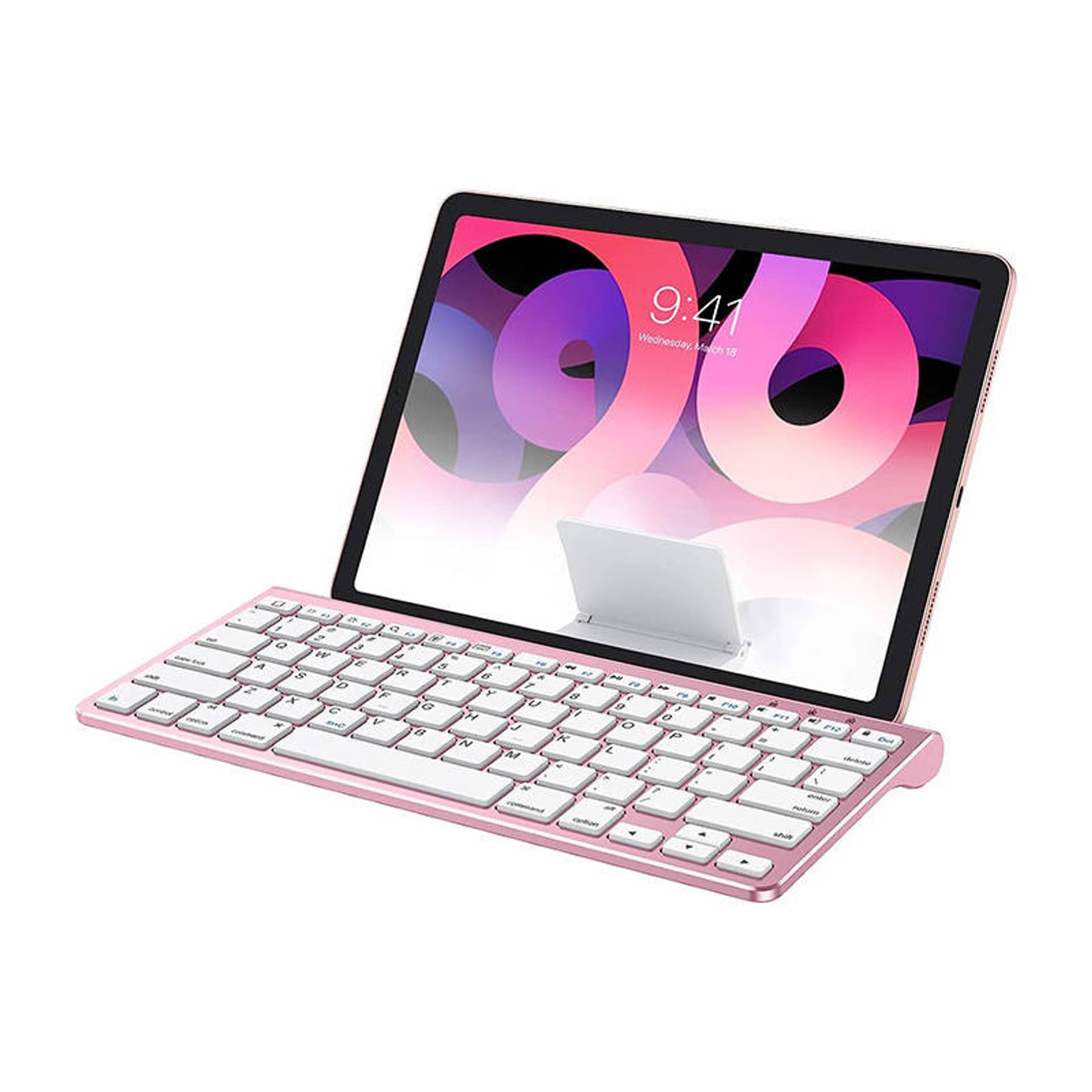 Фото - Інше для планшетів OMOTON Bezprzewodowa klawiatura do iPad z uchwytem na tablet KB088  (różowa 