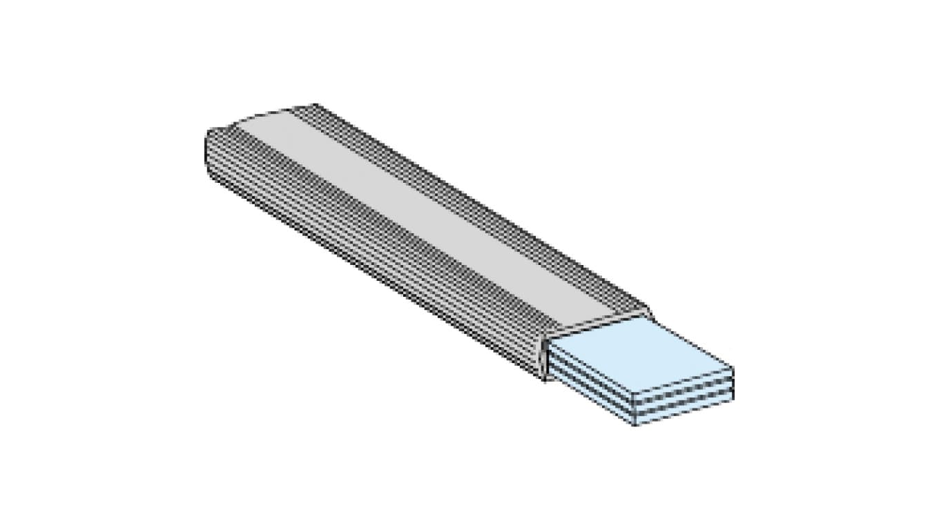 Schneider Electric Szyna elastyczna izolowana 250A 20x3mm 1800mm LVS04743 LVS04743