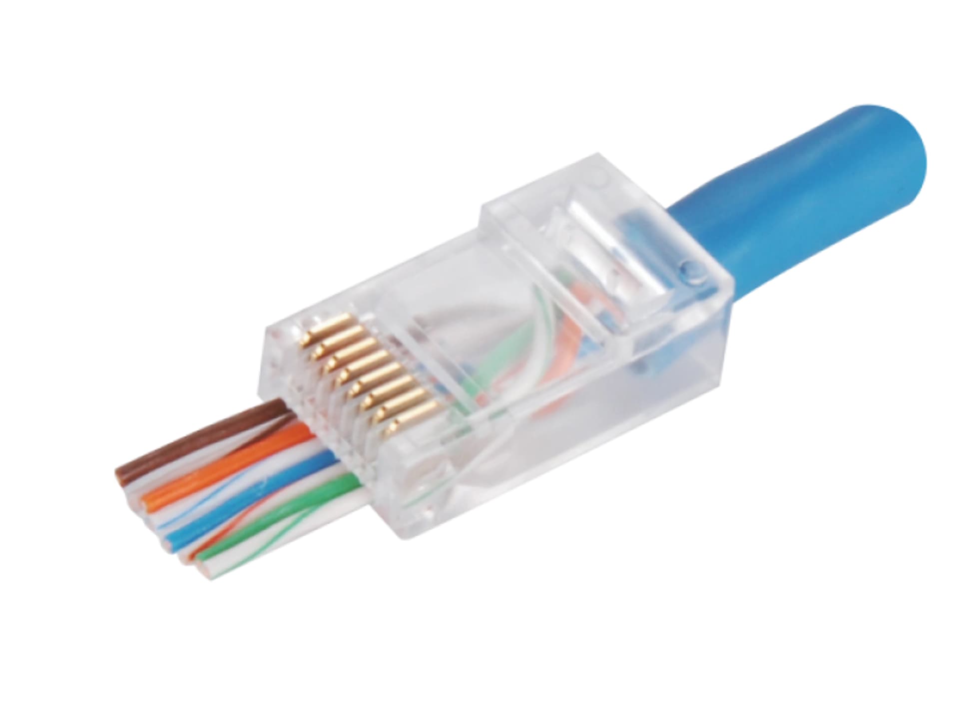 Wtyk przelotowy RJ45 UTP kat.5e (op.100 szt) ALANTEC - ALANTEC