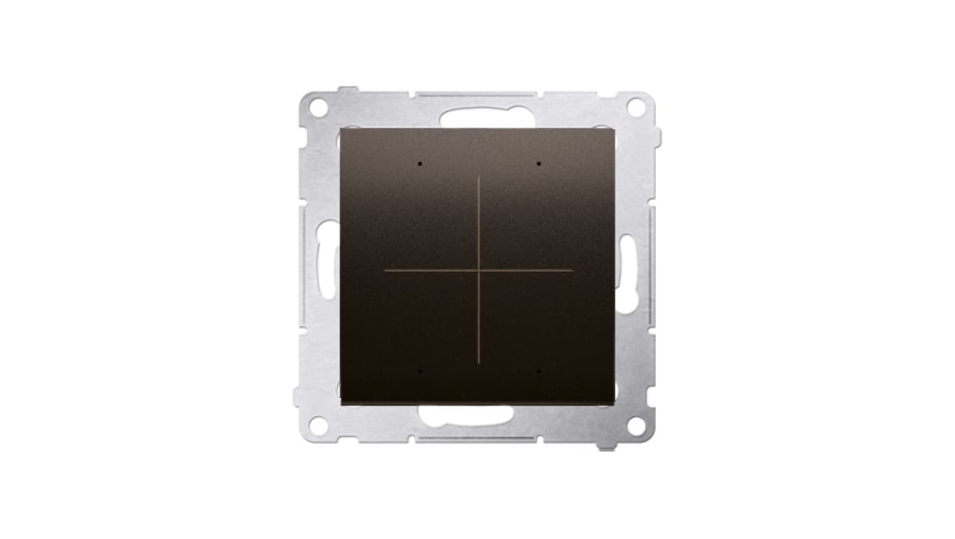 LEDart kontakt-simon Simon 54 GO Nadajnik bateryjny Wi-Fi 28 akcji do obsługi innych sterowników (moduł) brąz mat DENB1W.01/46 DENB1W.01/46