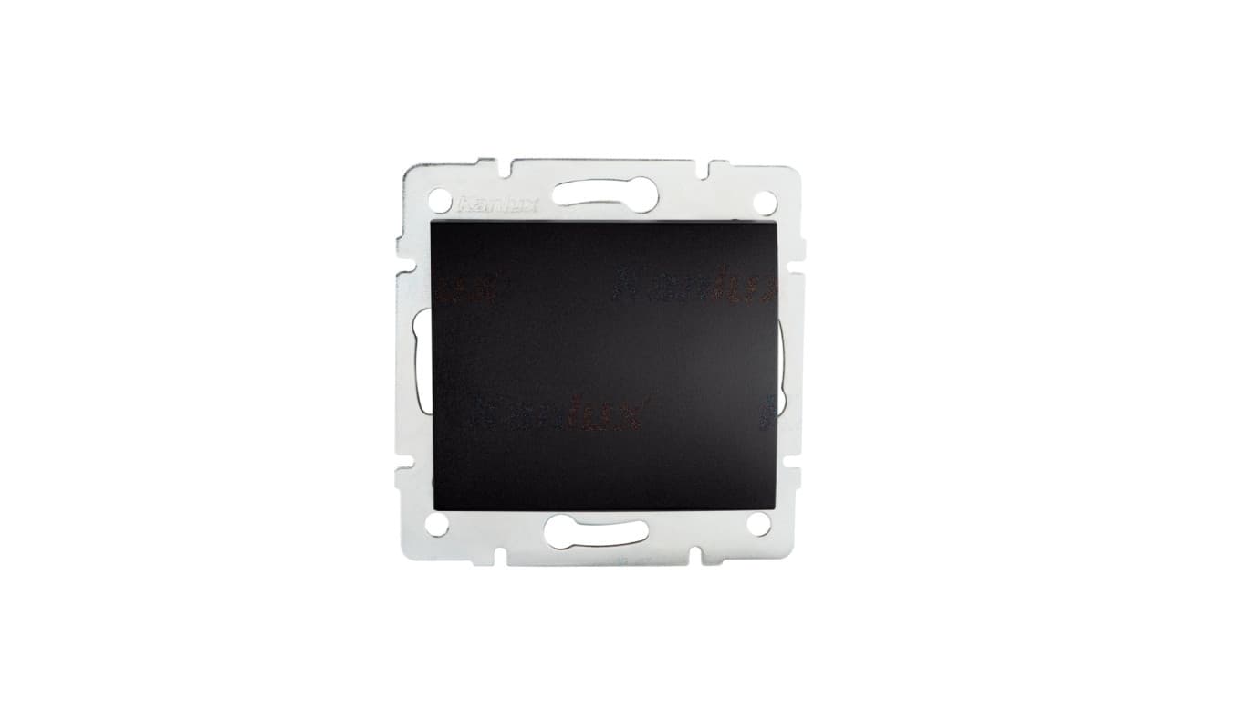 Kanlux LOGI Łącznik schodowy 10AX 250V 021050142 czarny mat 33616 33616