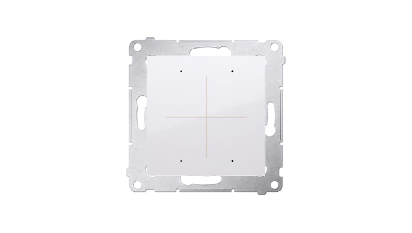 LEDart kontakt-simon Simon 54 GO Nadajnik bateryjny Wi-Fi 28 akcji do obsługi innych sterowników (moduł) biały DENB1W.01/11 DENB1W.01/11