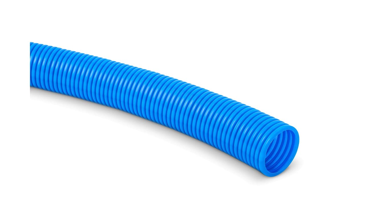 TT Plast Rura karbowana PP niebieska fi25/21mm 10245 /50m/ 10245
