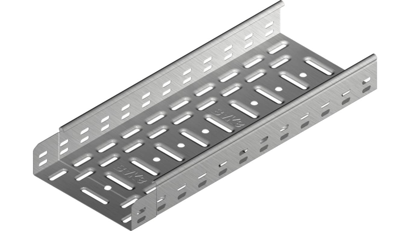 Baks Korytko kablowe perforowane 50x60mm 1,0mm KGJ/KCJ/KPJ50H60/3 160624 /3m/ 160624