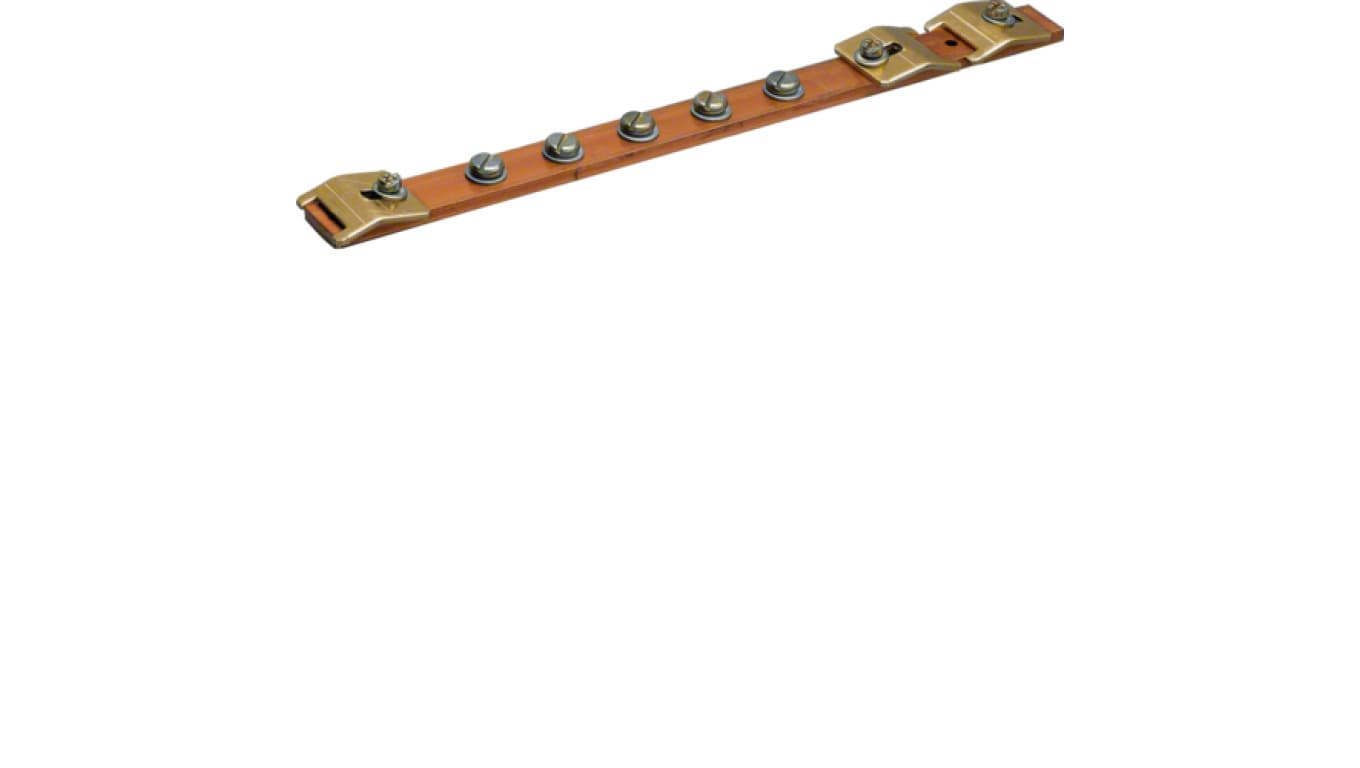 Hager polo Szyna uziemiająca Univers CU 20x5mm 1-polowa UZ010 UZ010