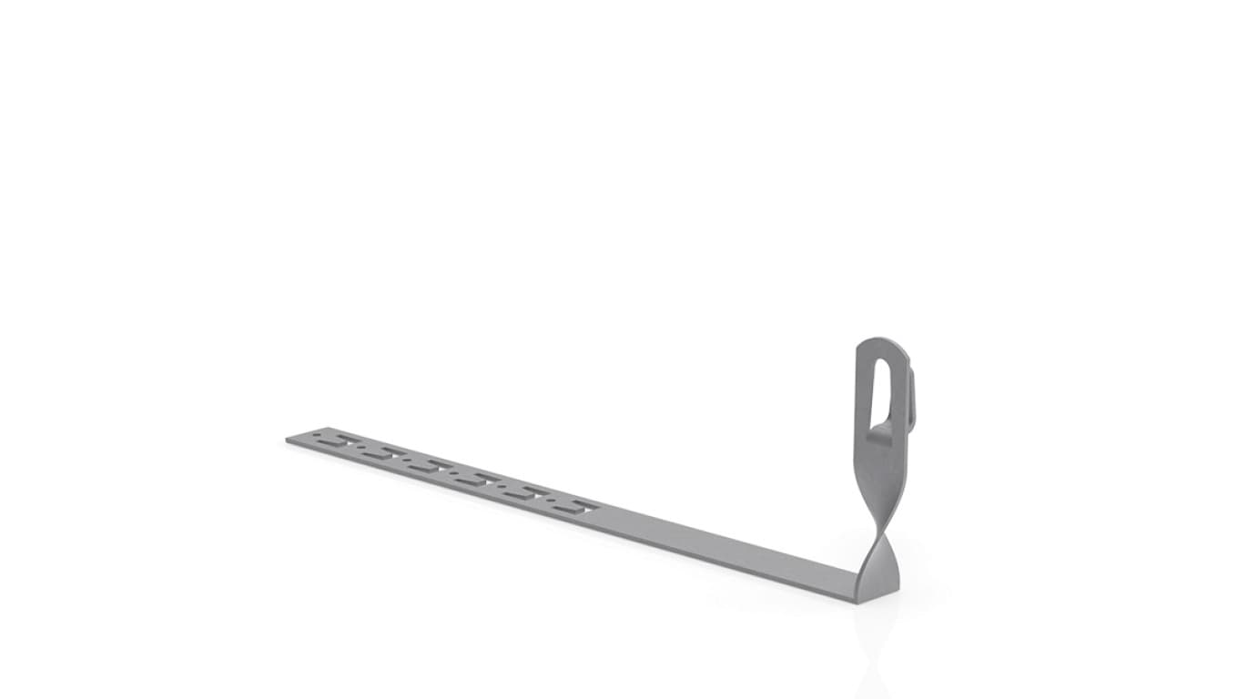 Elko-Bis Uchwyt pod dachówkę L-330mm H-100mm ocynk skręcony z zaczepami 11.2.1/Z OG /91102702/ 91102702