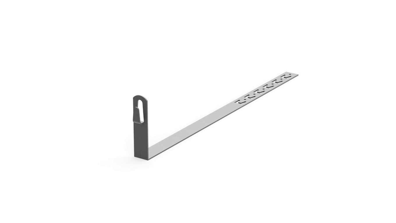 Elko-Bis Uchwyt pod dachówkę L-450mm H-100mm ocynk z zaczepami 10.4.1/Z OG /91002902/ 91002902