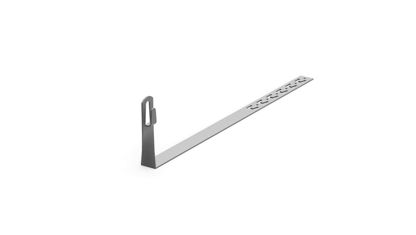Elko-Bis Uchwyt pod dachówkę L-450mm H-100mm ocynk skręcony z zaczepem 11.4.1/Z OG /91102902/ 91102902