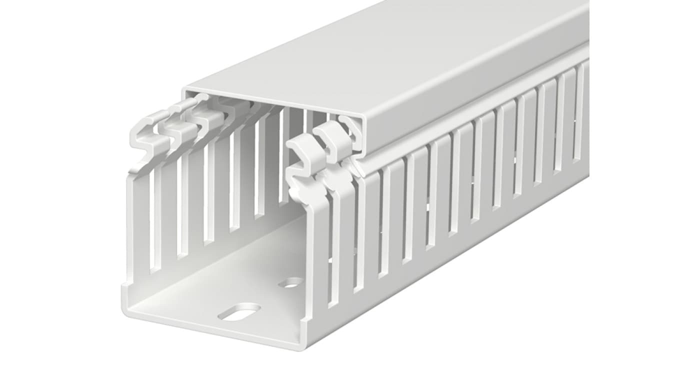 OBO Bettermann Korytko grzebieniowe bezhalogenowe 50x50 jasnoszary LKVH 50050 6178585 2m 6178585