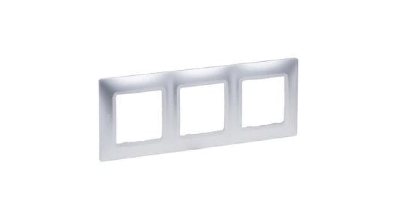 Niloe Selection Ramka potrójna aluminium 762013