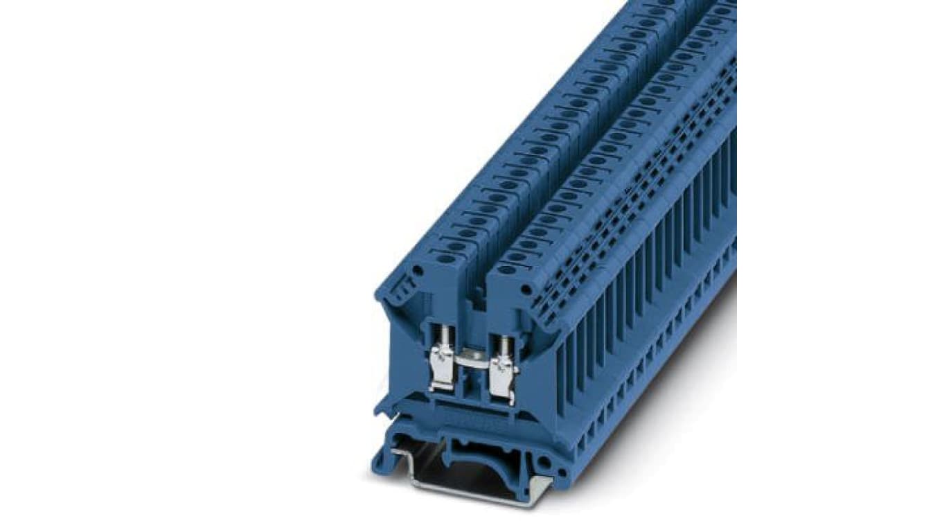 Złączka szynowa 2-przewodowa 4mm2 32A 800V niebieska TB 4 I BU Essential 3057678