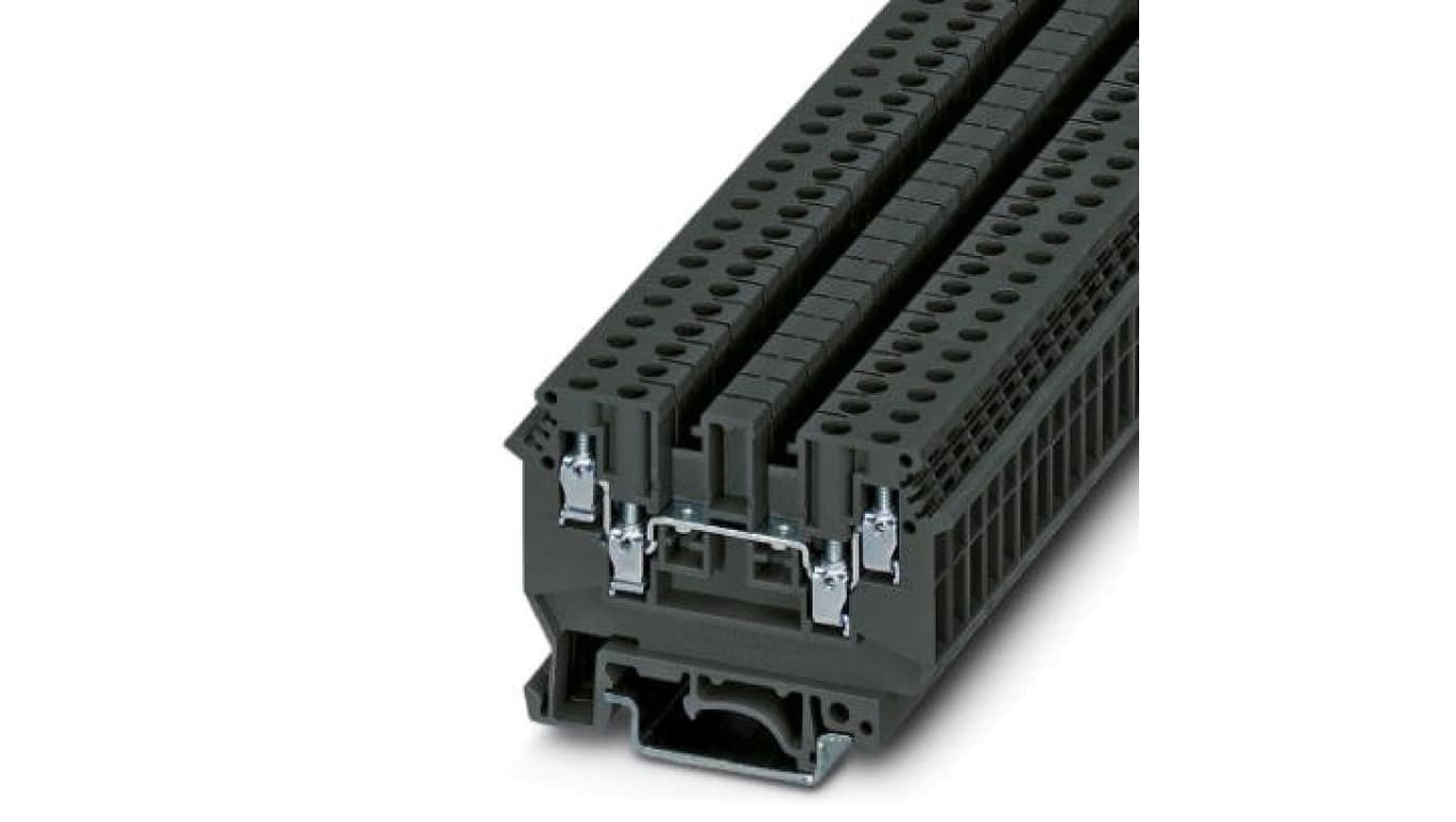 Złączka szynowa 4-przewodowa 4mm2 32A 630V ciemno szara TB 4-QUATTRO I Essential 3246515