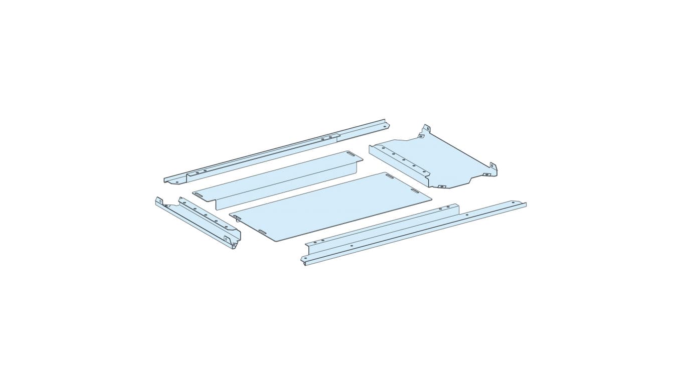 Schneider Electric Płyta dławicowa 2-częściowa 650+150x400mm IP30 LVS08497 LVS08497